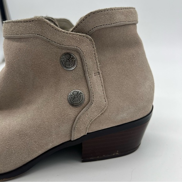 Sam Edelman Womens Pacer Light Gray Suede Leather Ankle Booties Size 8.5 - Picture 2 of 12